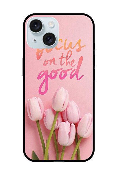 Theodor جراب واقٍ مضاد للخدش والصدمات لهاتف iPhone 15 Plus التركيز على الخير