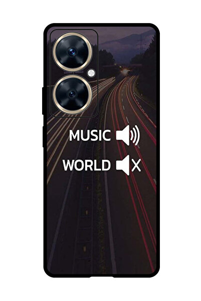 Theodor غطاء حماية مضاد للخدش والصدمات لهاتف هواوي نوفا 11i، موسيقى وورد