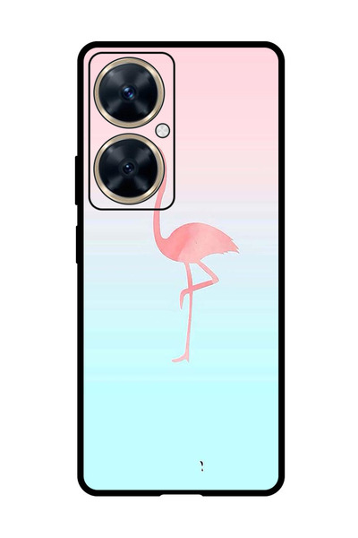 Theodor جراب واقٍ مضاد للخدش والصدمات لهاتف هواوي نوفا 11i، لون وردي فلامنغو