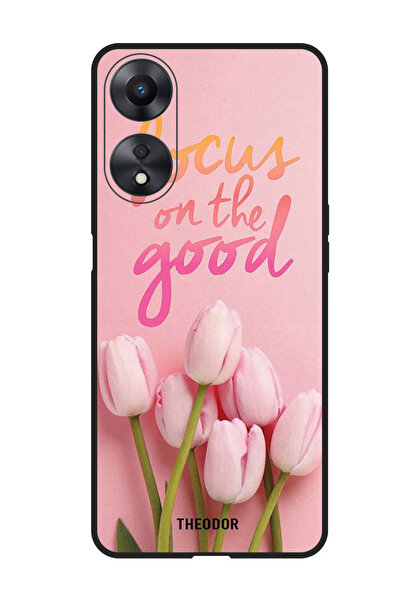 Theodor جراب واقٍ مضاد للخدش والصدمات لهاتف Oppo A98 التركيز على الخير