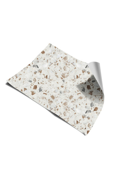 Bigaimaj Kitchen Countertop Self Adhesive Foil Finish Terrazzo Pattern