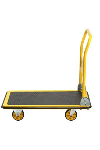 Generic Steel Hand Truck Yellow/Black 91x61x87cm