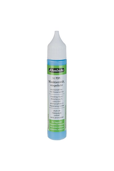 Schmincke Masking Fluid, Coloured 731 25ml (Blue/Mavi)