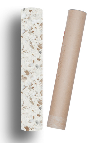 Bigaimaj Kitchen Countertop Self Adhesive Foil Finish Terrazzo Pattern