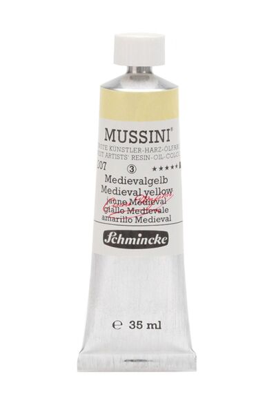 Schmincke Mussini 35ml Medieval Yellow 207 S.3