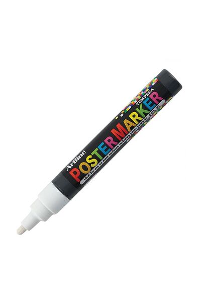 artline Poster Markörü Uç:4,0mm Beyaz