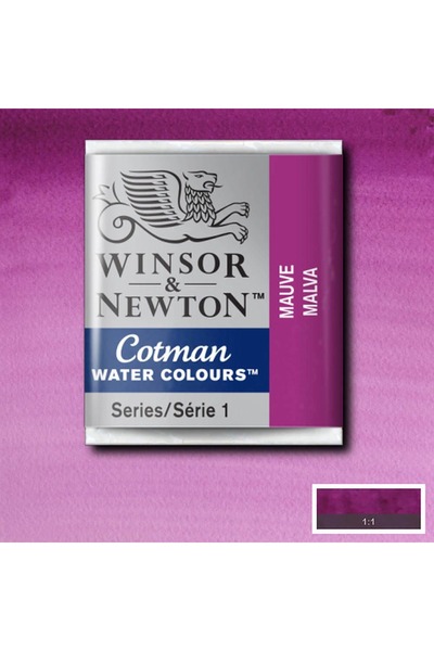 Winsor Newton Winsor & Newton Cotman Sulu Boya Yarım Tablet Mauve 398