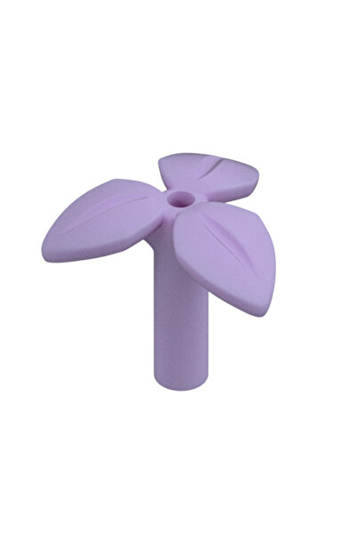 LEGO إكسسوار مجسم صغير لجذع النبات وأوراق الشجر ونبات العشب أرجواني اللون سيت...