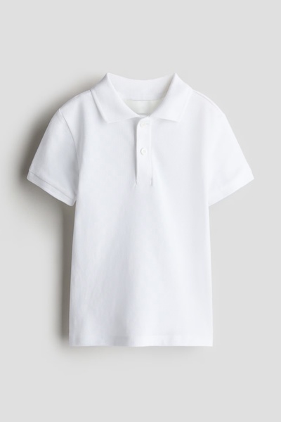 e-çocuk Unisex Polo Neck Cotton School Tshirt - 2308