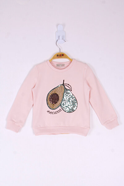 Toontoy Avocuddle Embroidered Girls' Sweatshirt