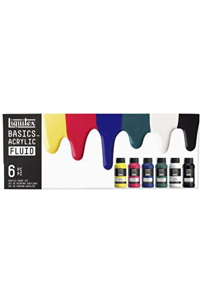 Liquitex Basics Fluid Akrilik Boya Seti 6x118ml
