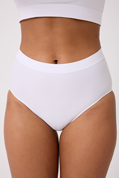 FOREVER MORE 3 Pack Seamless Women's High Waist Bato Slip Panties