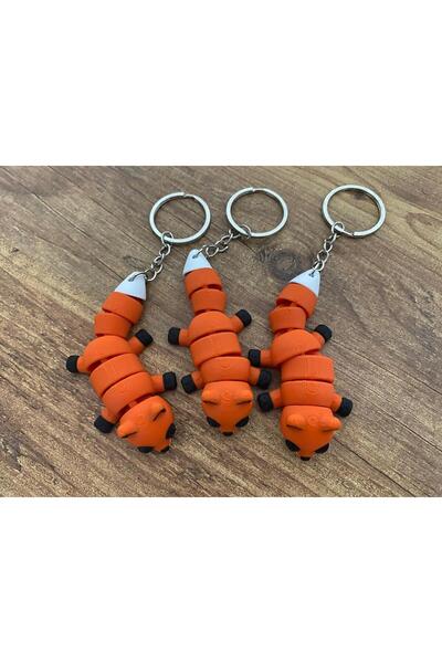 PocketSize Cute Fox Keychain 3D