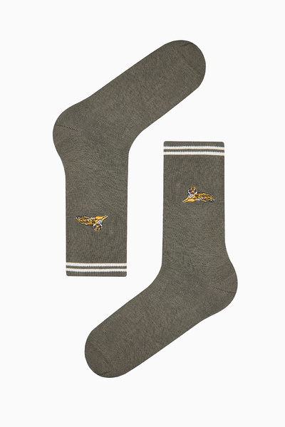 Penti Men's Green Safari Socks