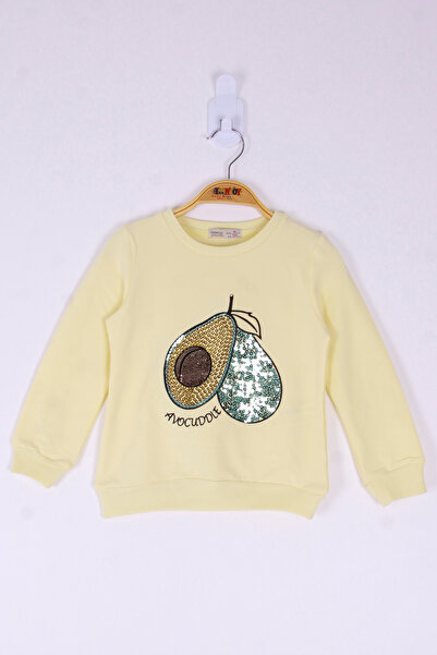 Toontoy Avocuddle Embroidered Girls' Sweatshirt