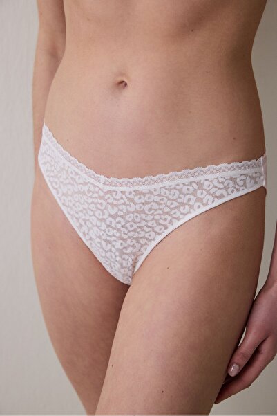 Penti Easy Lace V Shape Екру Кюлот