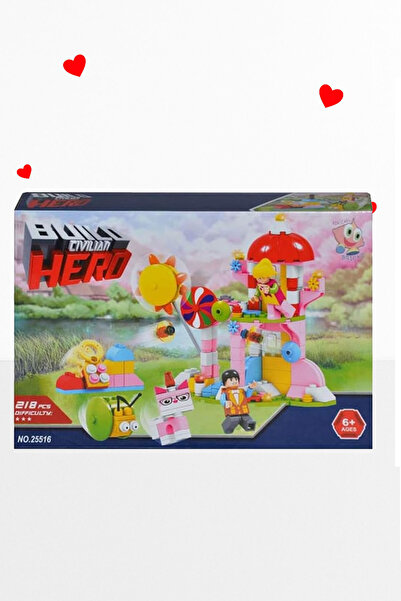 Solemia 218 Piece Hero Lego Set Ausini-Asia Brick 25516 Build Civilian Lego Building Toys Gift