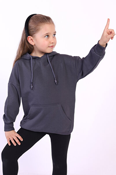 Toontoy Φούτερ για κορίτσια με σχέδιο καγκουρό με τσέπες