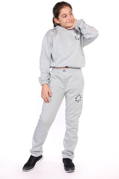 Toontoy Κορίτσι - με κουκούλα με τύπωμα Σετ κομμένο σετ