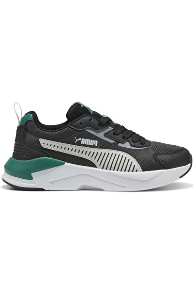 Puma 401493 X-Ray 3 LT Jr Unisex Αθλητικά Παπούτσια ΜΑΥΡΟ-ΠΡΑΣΙΝΟ