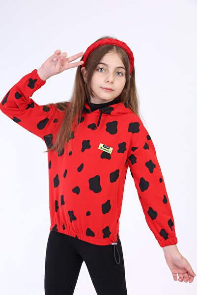 Toontoy Φούτερ για κορίτσια Complete Cow B με τύπωμα