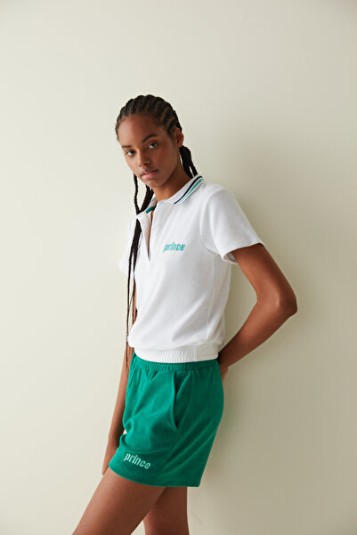 Penti Πετσέτα Ύφασμα Λευκό T-Shirt - Prince Collection