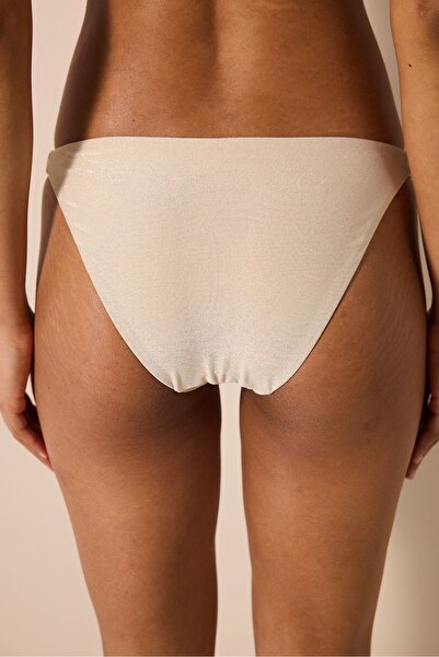 Penti Anna Side Glitter Beige Bikini Bottom