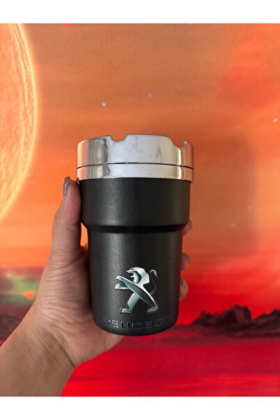 Zippo Marka Kokusuz Oynar Kapaklı Buyuk Siyah Metal Lüks Küllük Kaliteli Kül Tablas