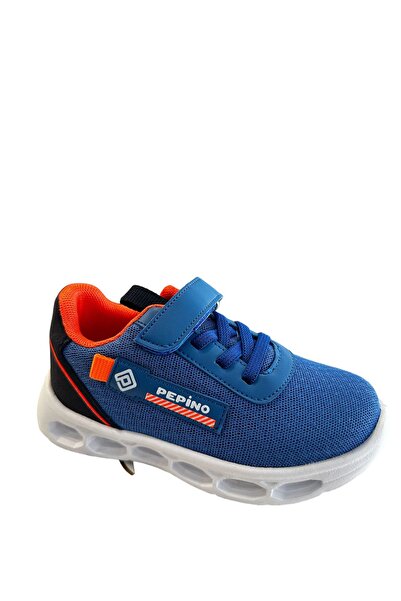 pepino Boy's Blue Sneakers - Py23-1213, Saks Phosphor Orange