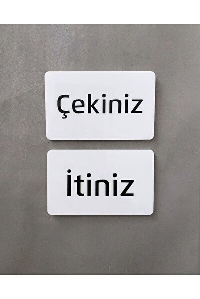 Yönline الحد الأدنى من علامة تحذير الدفع والسحب للباب