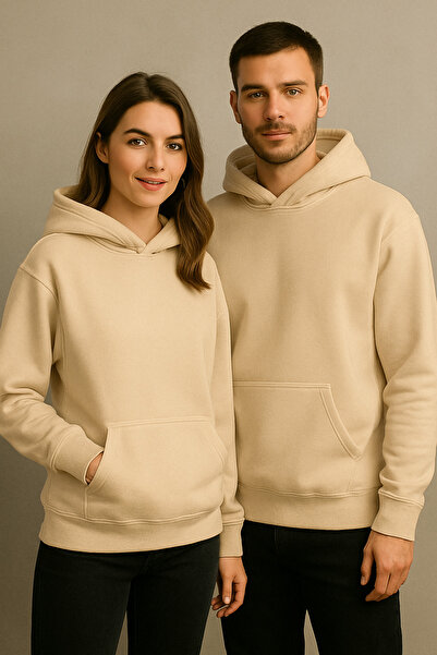 BRLKN Світшот з капюшоном без принта для коханих