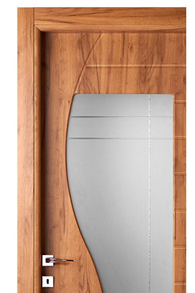 Çınar Kasa Pervaz 10 - 13 cm Duvar için ODA Kapı KASAsı 'Kestane' 2,5 boy (1 kapı)PVC kaplama Ölçü: 205*86*11 cm