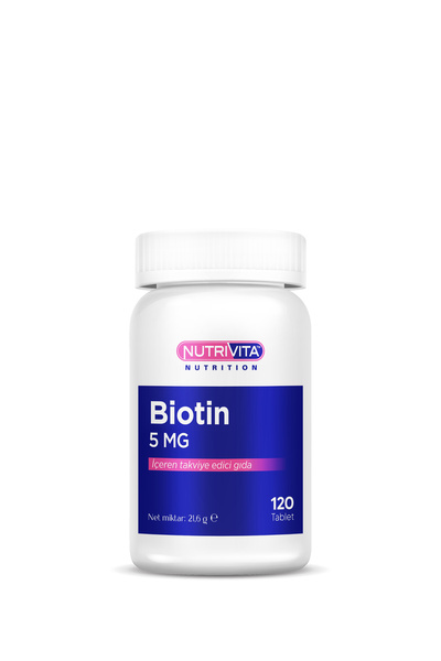 Nutrivita Nutrition Nutrivita Biotin 5 Mg 120 Tablets