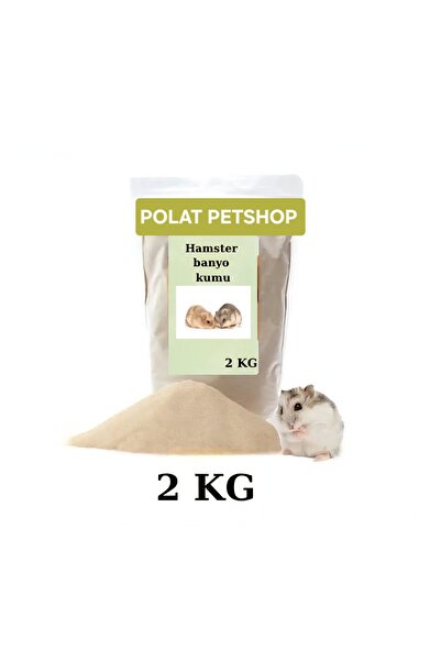 polat pet 2 kg hamster, ginepig, kemirgen banyo Kumu (2 kg) parlak tüyler için.