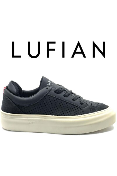 Lufian 111230259 Allan Sneaker Чоловічі шкіряні кросівки ЧОРНІ