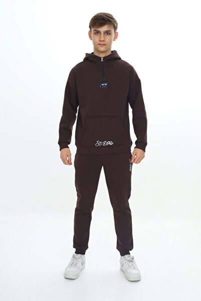 Toontoy Σετ φόρμας για αγόρι με κουκούλα