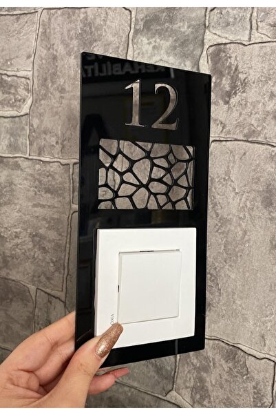 Yönline 10 قطع من إطار مقبس جرس الباب الدائري اللامع -12