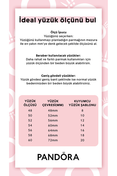 Pandora Doğal Şekilli Sonsuzluk Yüzüğü