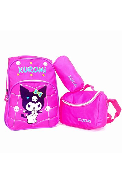 LUCKY BAG Girl's Kuromi Patterned Thermal Primary School Set of 3