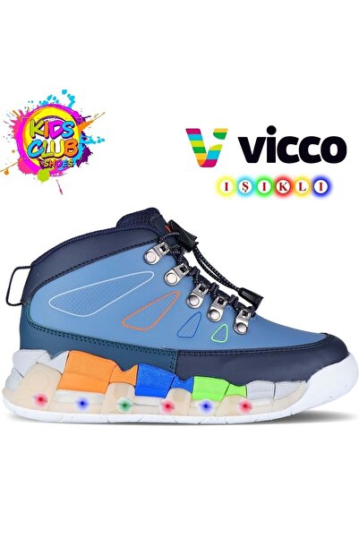Vicco Ellen Phylon Kauçuk Taban Ortopedik Işıklı Çocuk Bot KOT