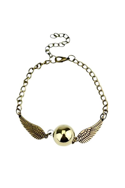KUMİ Harry Potter Golden Snitch Bileklik Bilekliği Unisex-Bronz