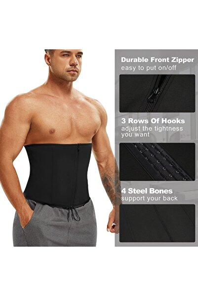 Generic High Waist Shapewear Girdle for Men Protect Waist Shaping Belt Tummy Control Shapewear Sport