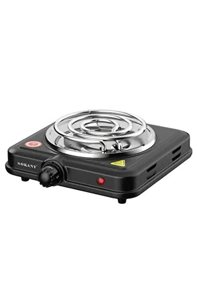 SOKANY Aprinzator carbuni narghilea 1000W, plita electrica reglabila, otel inoxidabil, negru