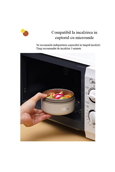 OEM Set of 3 thermal casseroles with thermal transport bag 1480 ml, cream