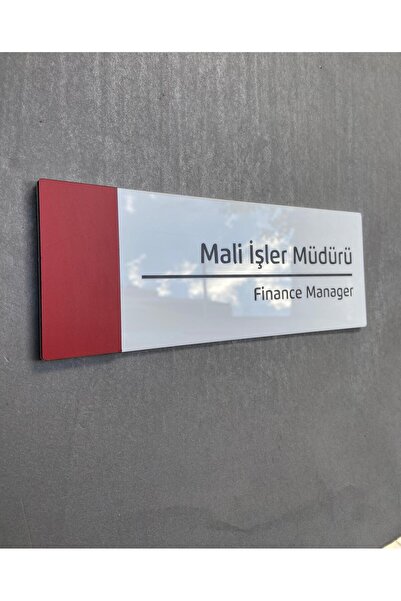 Yönline Etichetă pentru ușă din seria Pearl Red, pentru Directorul Afacerilor...