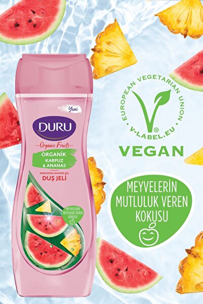 Duru 450 Ml Duş Jeli Karpuz ve Ananas x3 Adet