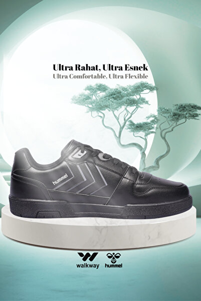 hummel 900680 Hml Freza Siyah Hafif Unisex Kaymaz Taban Mevsimlik Spor Ayakkabı