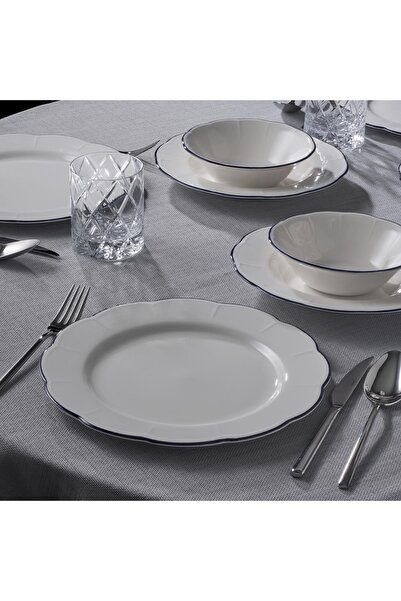 Jumbo Dark Blue Line 18 Parça 6 Kişilik Yemek Takımı