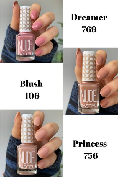Pastel Oje Nude 769-106-756 3 Adet