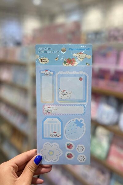 Miniso Sanrio Lisanslı Çilek Koleksiyonu Yapışkanlı Not Kağıdı